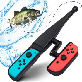 1 Pack Fishing Rod; Handle Grip Joy Con Controller For Nintendo Switch / Switch Standard Edition Fishing Game Accessories; Great Gift For Family And K