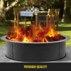 VEVOR Fire Pit Ring 45-Inch Outer/39-Inch Inner Diameter, 3.0mm Thick Heavy Duty Solid Steel