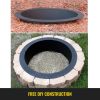 VEVOR Fire Pit Ring 45-Inch Outer/39-Inch Inner Diameter, 3.0mm Thick Heavy Duty Solid Steel