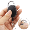 2pcs/4pcs Retractable Key Chain Reel Badge Holder Fly Fishing Zinger Retractor With Quick Release Spring Clip Fishing Accessories