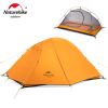 Naturehike Cycling Backpack Tent Ultralight 20D/210T For 1 Person Camping Tent NH18A095-D